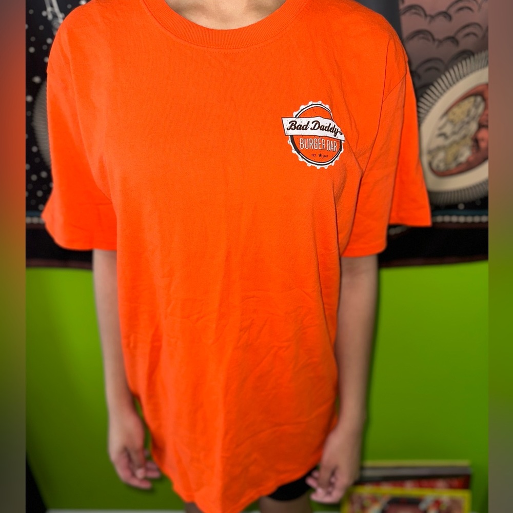 New Orange Bad Daddy’s Burger Bar Shirt